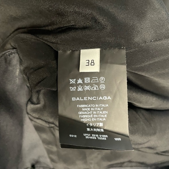 Balenciaga Paris Lace Black Mini Skirt M/6/38 - Picture 8 of 9